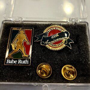 Babe Ruth 100th Anniversary Pin Set